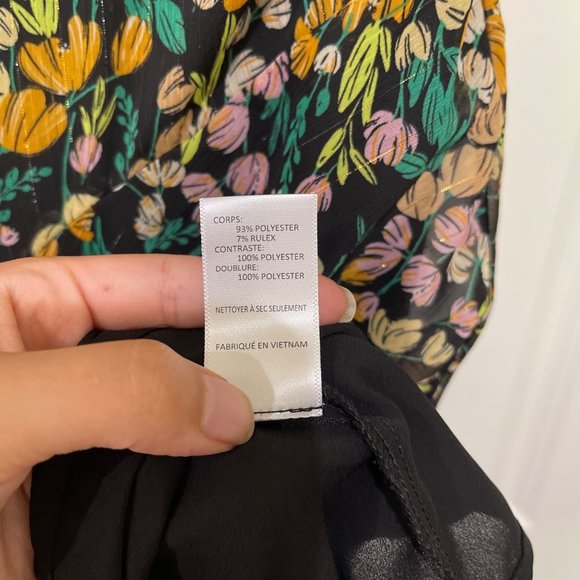 Astr the Label Flutter Sleeve Asymmetrical Floral Maxi Dress - Picture 5 of 8